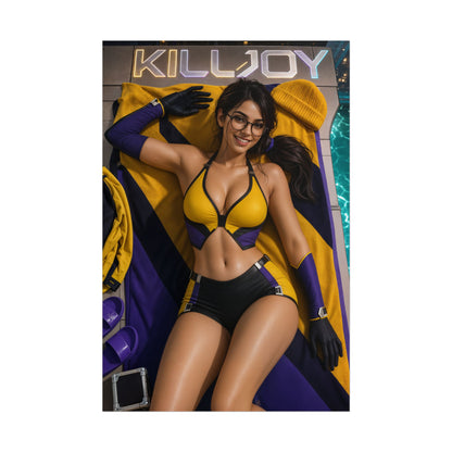 Killjoy Valorant Gaming Poster Wall Art Gamer Room Decor Collectible Print