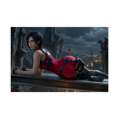 Ada Wong Poster – Resident Evil Wall Art Print, Action Game Decor