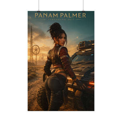 Panam Palmer Poster, Cyberpunk 2077 Wall Art, Gaming Print, Gamer Decor