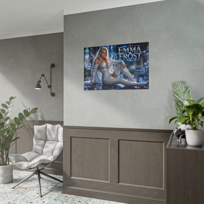 Emma Frost Character Poster Comic Style Wall Decor Bedroom Collector Gift