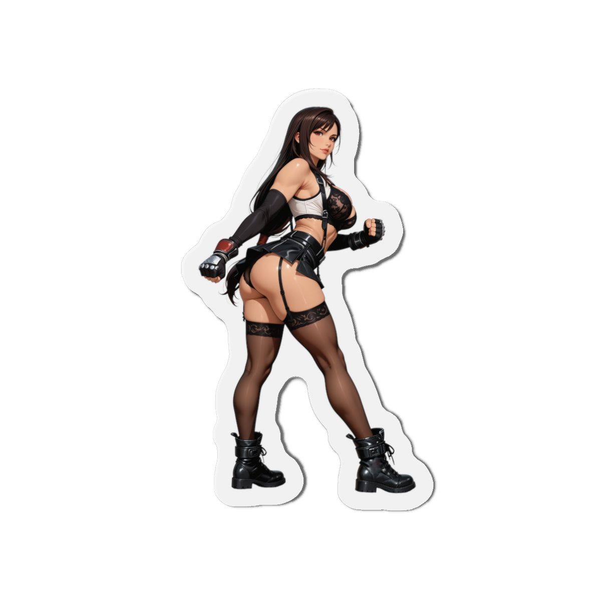 Tifa Lockhart Magnet – Sexy FF7 Anime-Girl Kühlschrankmagnet, Gamer-Deko