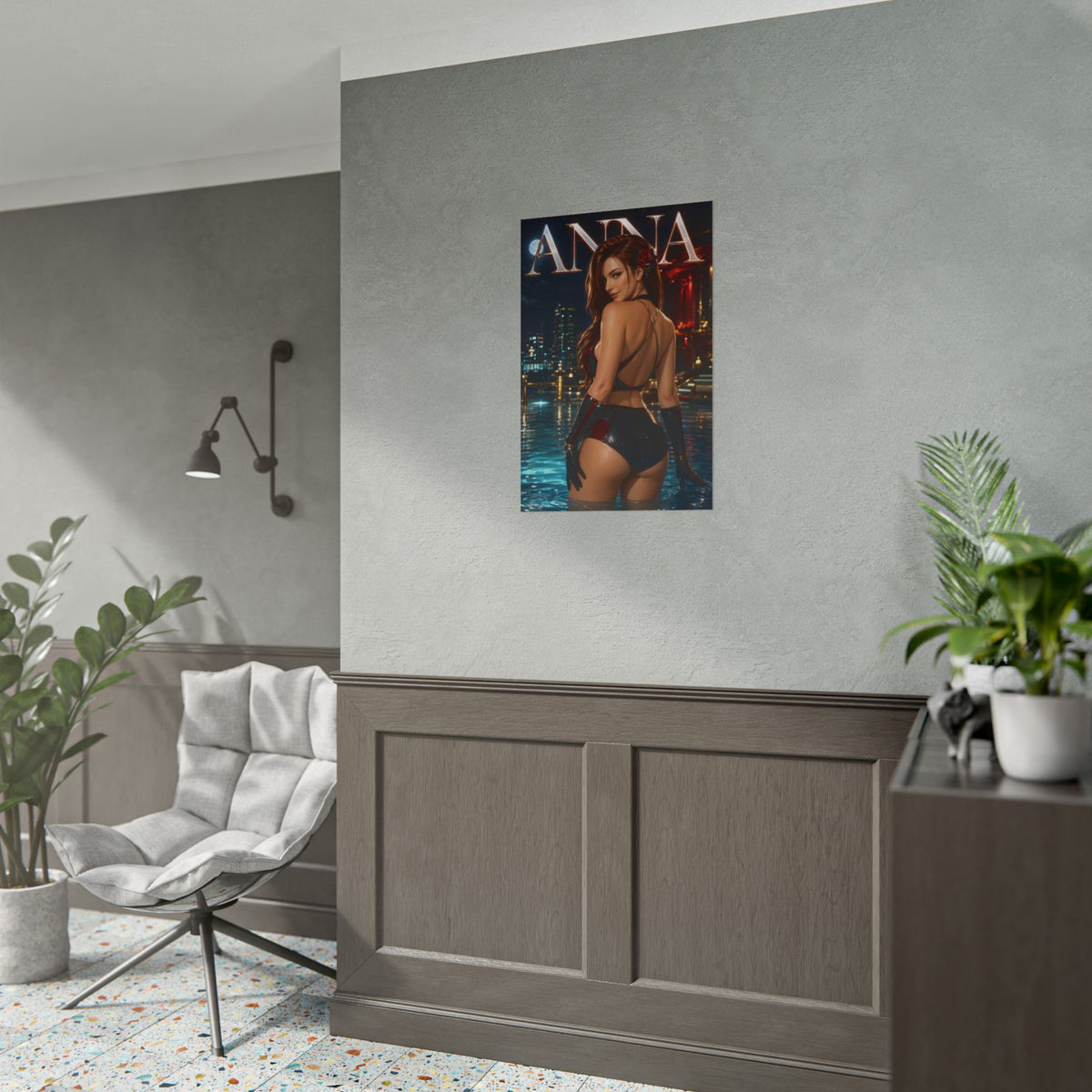 Anna Frozen Fantasy Poster Character Wall Art Bedroom Decor Collectible Print