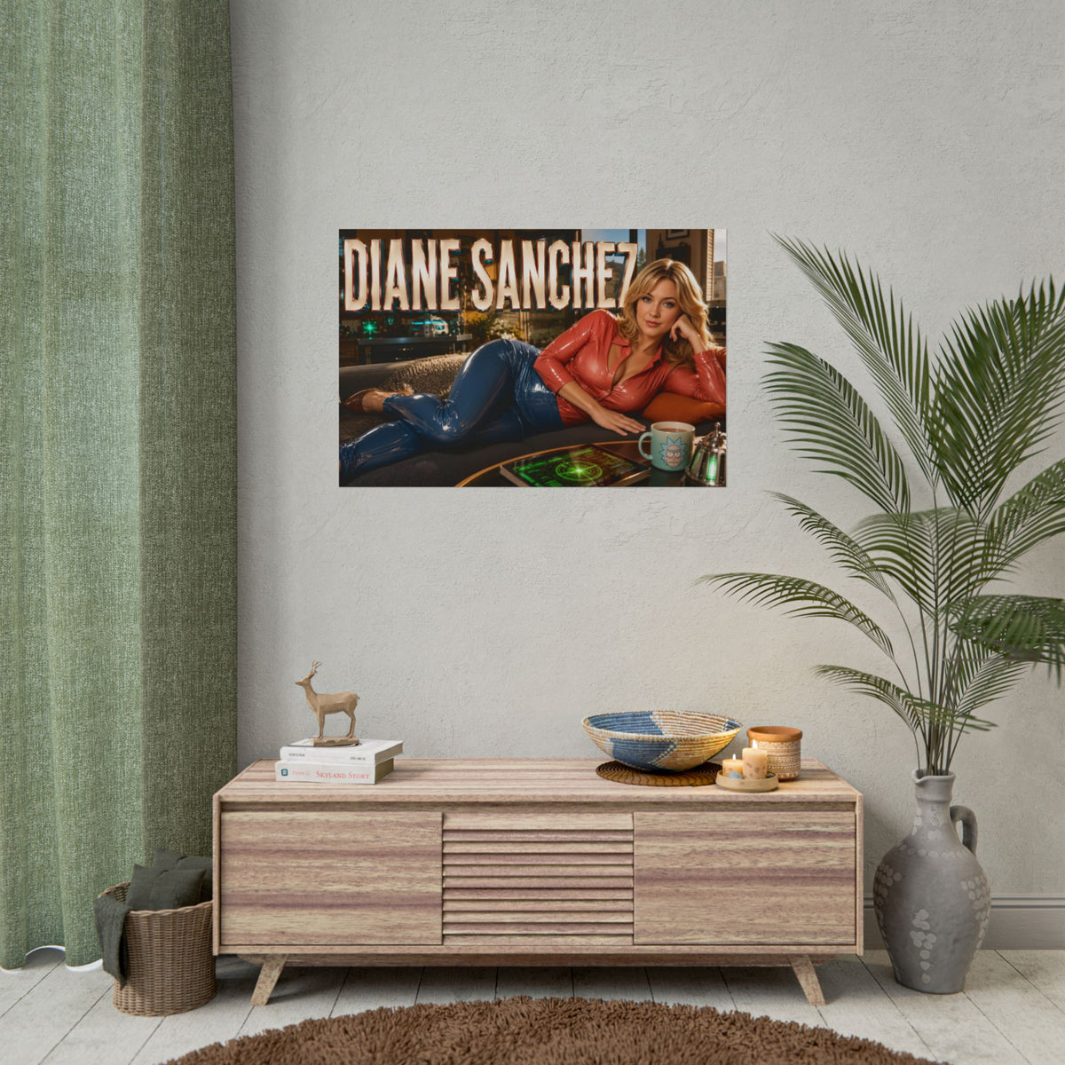 Diane Sanchez Rick and Morty Wall Art Poster Character Decor Collector Gift
