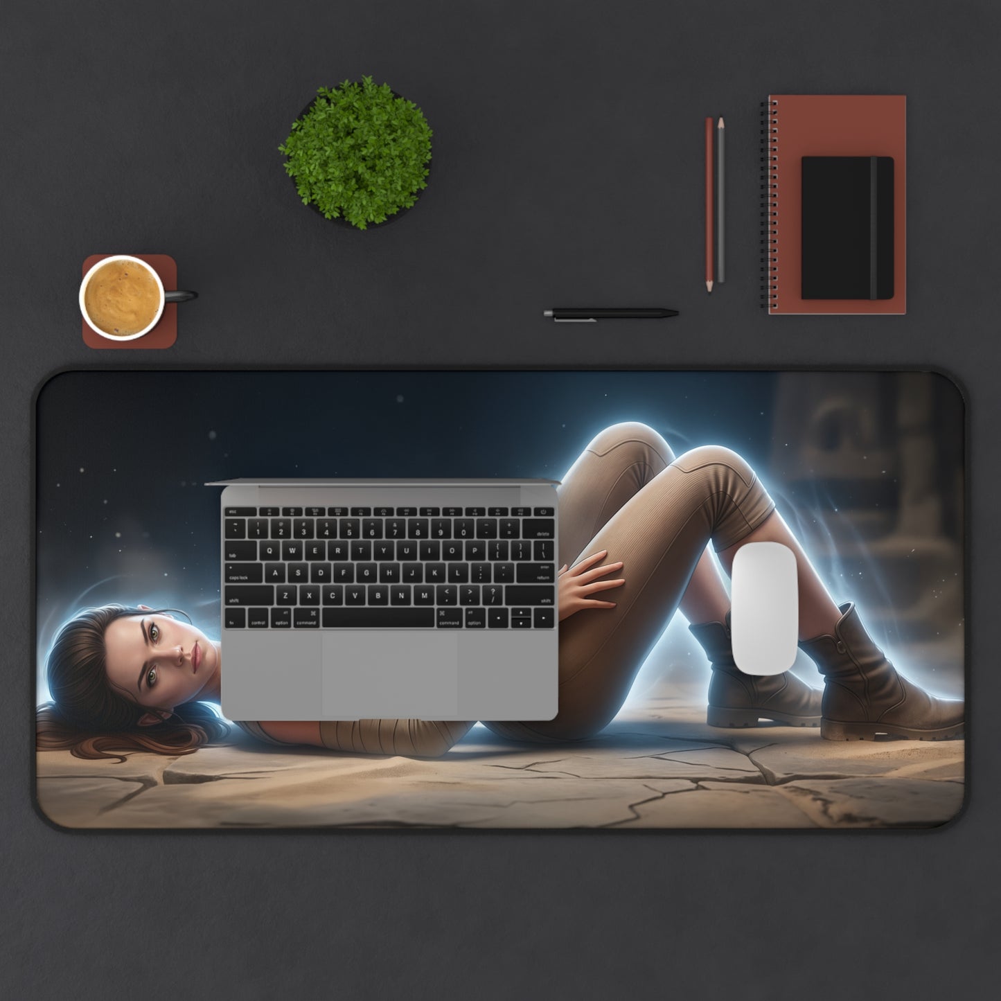 Rey Skywalker Mouse Pad, Rey Skywalker Desk Mat, Gamer Gift