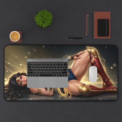 DC Comics Mouse Pad, Wonder Woman Desk Mat, Gamer Gift