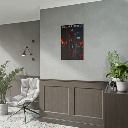 Claire Redfield Resident Evil 2 Remake Poster Wall Art Print