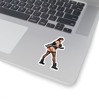 Tifa Lockhart Aufkleber – Fantasy-Heldin Vinyl-Aufkleber für Laptops &amp; Innendekoration