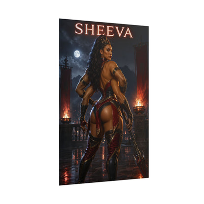 Mortal Kombat Sheeva Poster Shokan Warrior Wall Art Print