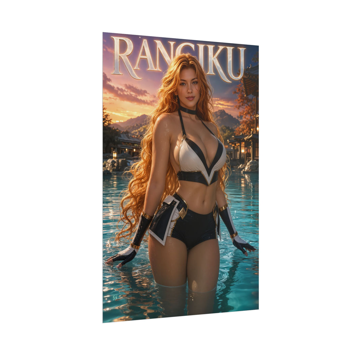 Rangiku Matsumoto Bleach Poster Anime Wall Art Manga Style Bedroom Room Decor