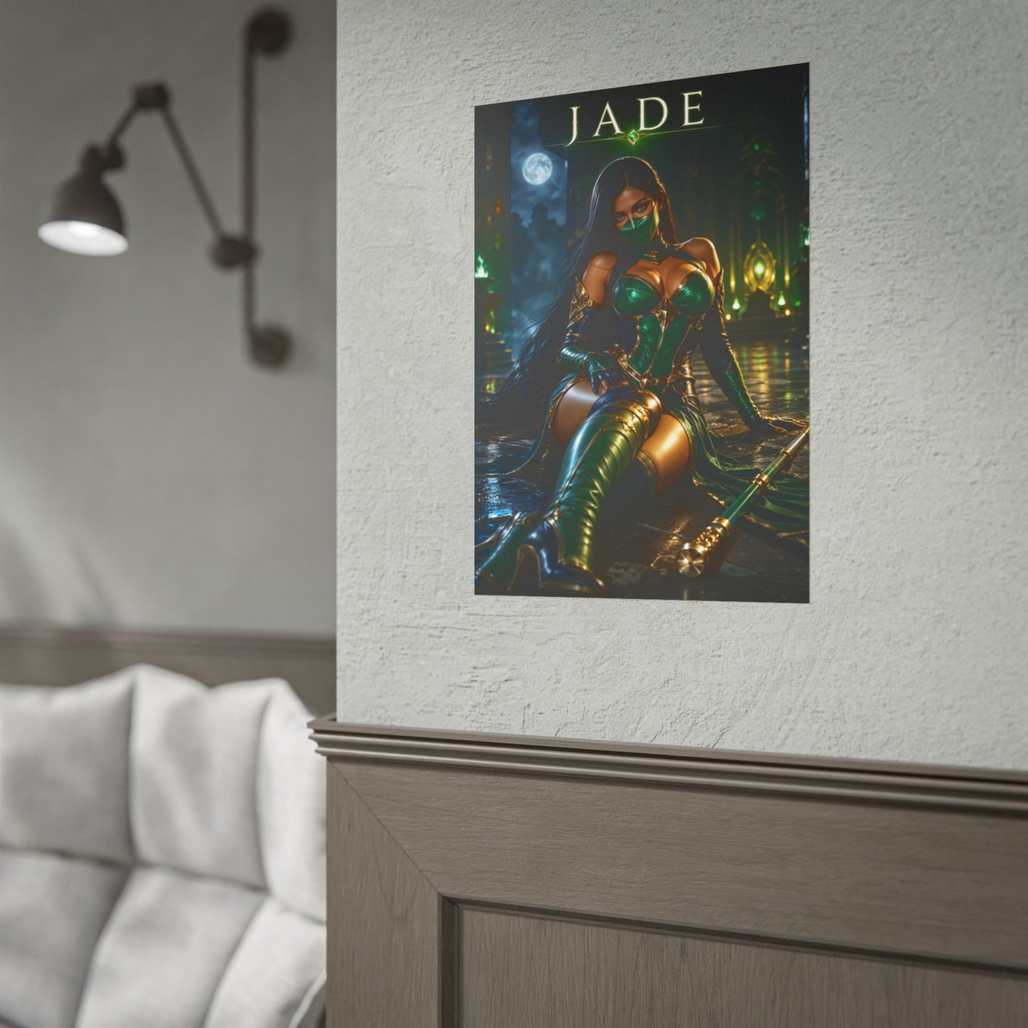 Mortal Kombat Jade Poster Fighting Game Wall Art Print Decor