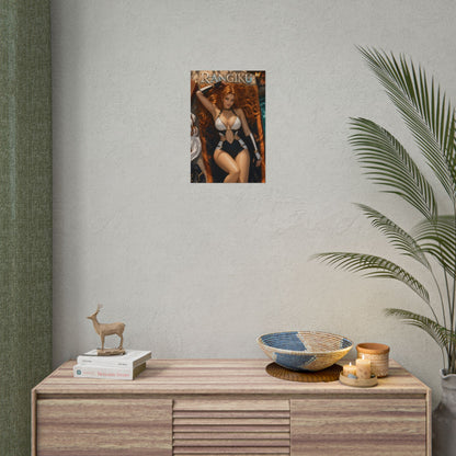 Rangiku Matsumoto Bleach Poster Anime Wall Art Manga Style Bedroom Room Decor