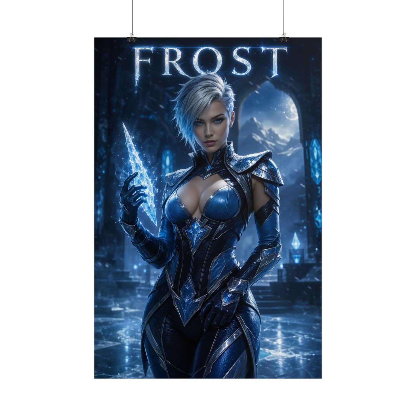 Frost MK Poster Mortal Kombat Gaming Wall Art Print Decor