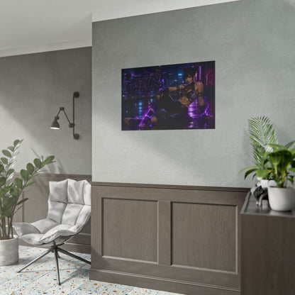 Gaming Wall Art Juri Han Poster Game Room Decor Gamer Gift Art Print