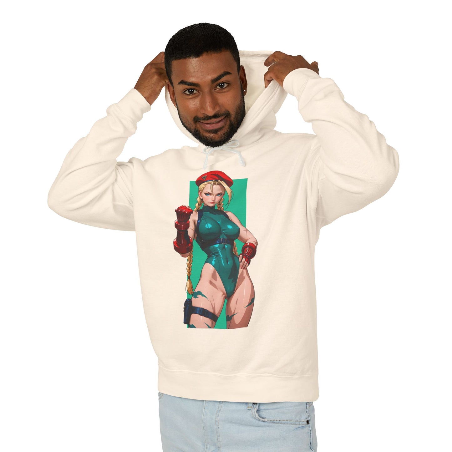 Cammy White Hoodie | Street Fighter Hoodie | Anime Fighter Girl Pullover