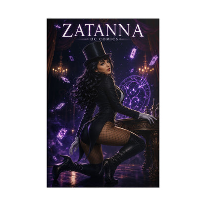 Zatanna Poster, DC Comics Wall Art, Magic Print, Superhero Decor