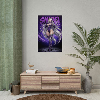 Sindel Art Print, Mortal Kombat Poster, Queen Fighter Wall Art, MK Character Decor, Gamer Room Wall Art, Gift
