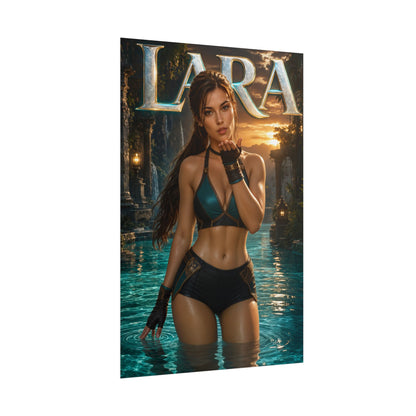 Lara Croft Tomb Raider Poster PC Gaming Wall Decor Bedroom Art Collector Gift