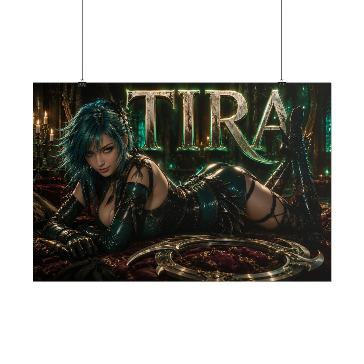 Gaming Wall Art Tira Soulcalibur Poster Game Room Decor Gamer Gift Print