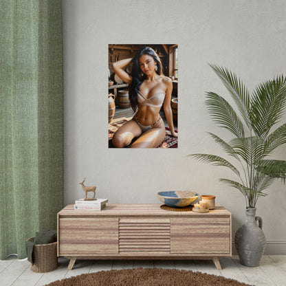 Pocahontas Wall Art – Stunning Heroine Poster, Great Gift for Art Lovers