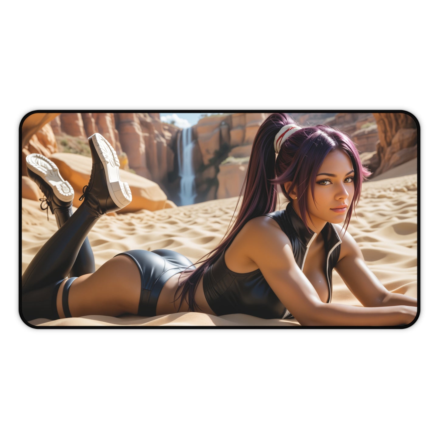 Килимок для миші Yoruichi Shihouin для ігор, килимок для столу Bleach, комплект аніме-дівчини-воїна