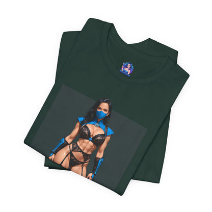 Kitana T-Shirt | Mortal Kombat Grafik-T-Shirt für Gamer &amp; Anime-Fans | Prinzessin Kriegerin Shirt