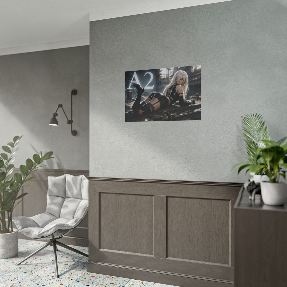 Gaming Wall Art A2 NieR Poster Game Room Decor Gamer Gift Print Wall Decor