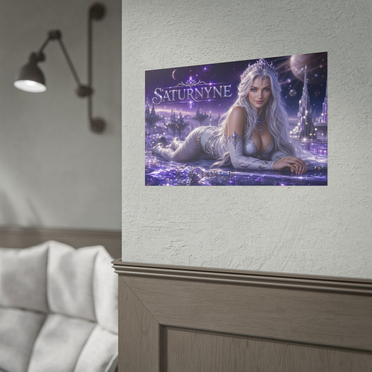 Saturnyne Character Poster Comic Style Wall Decor Bedroom Collector Gift
