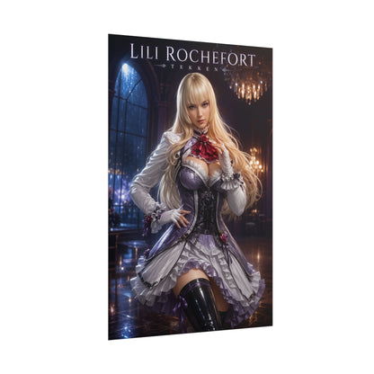Lili Rochefort Poster, Tekken Wall Art, Gaming Poster, Room Decor