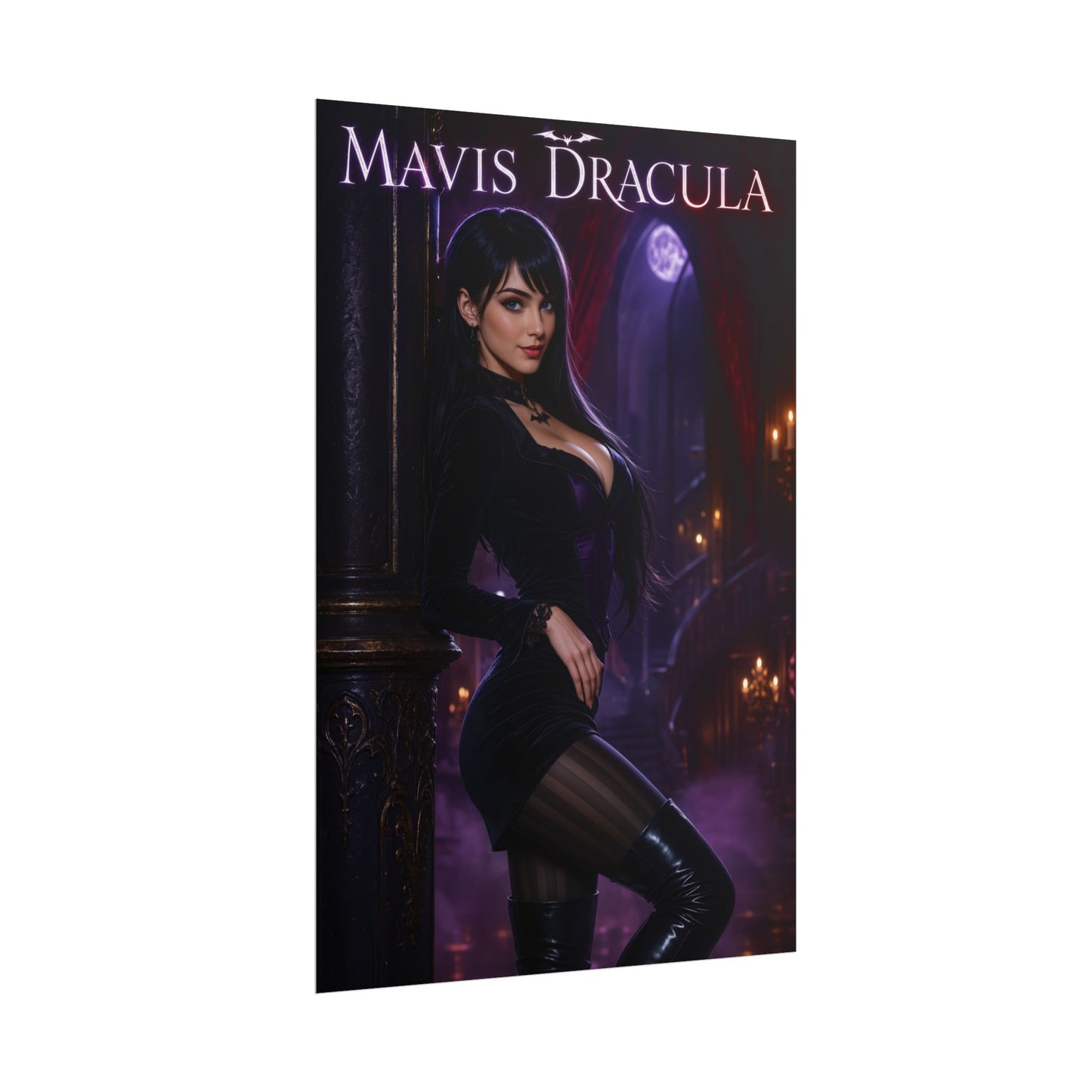Mavis Dracula Poster, Hotel Transylvania Wall Art, Gothic Print Decor