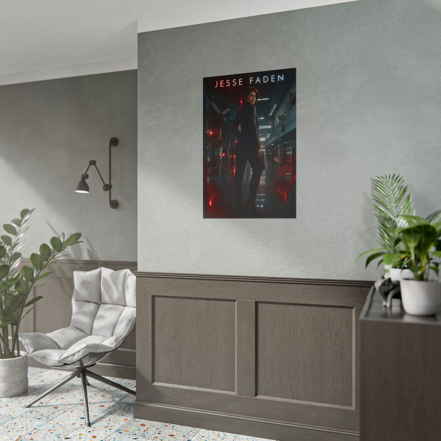 Jesse Faden Control Game Poster Gaming Wall Art Print Decor