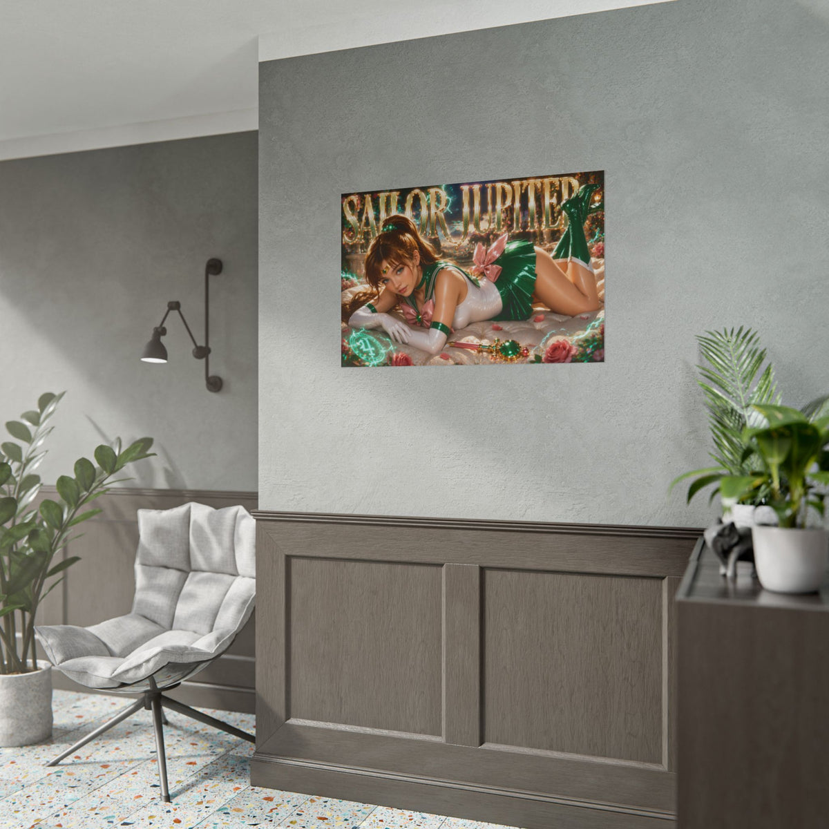 Anime Room Decor Sailor Jupiter Sailor Moon Poster Wall Art Character Print