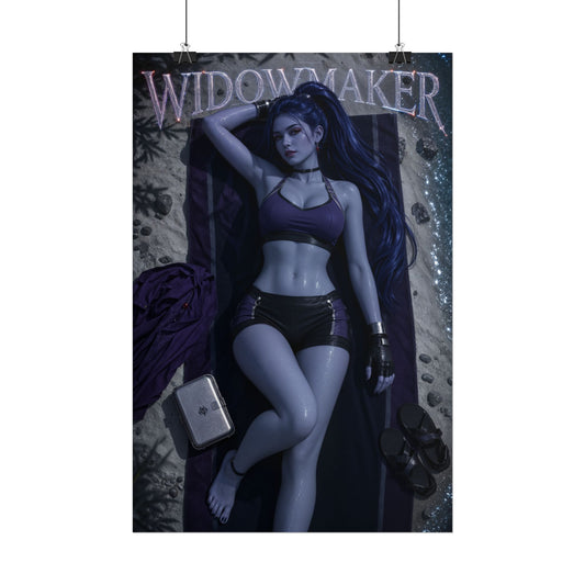 Widowmaker Overwatch Gaming Poster Wall Art Gamer Room Decor Collectible Print