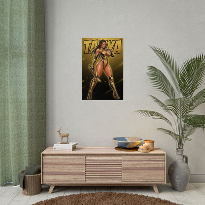 Tachy Art Print, Stellar Blade Poster, Futuristic Combat Girl Wall Art, Sci Fi Game Decor, Gamer Gift Idea