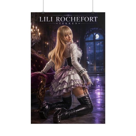 Tekken Lili Rochefort Character Wall Art Video Game Poster Print