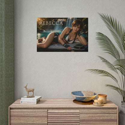 Rebecca Chambers Character Poster Gaming Setup Wall Decor Collector Print