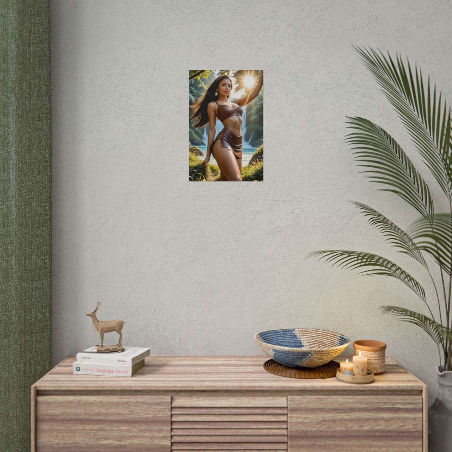 Pocahontas Art Print – Elegant Heroine Poster for Bedroom or Gaming Setup