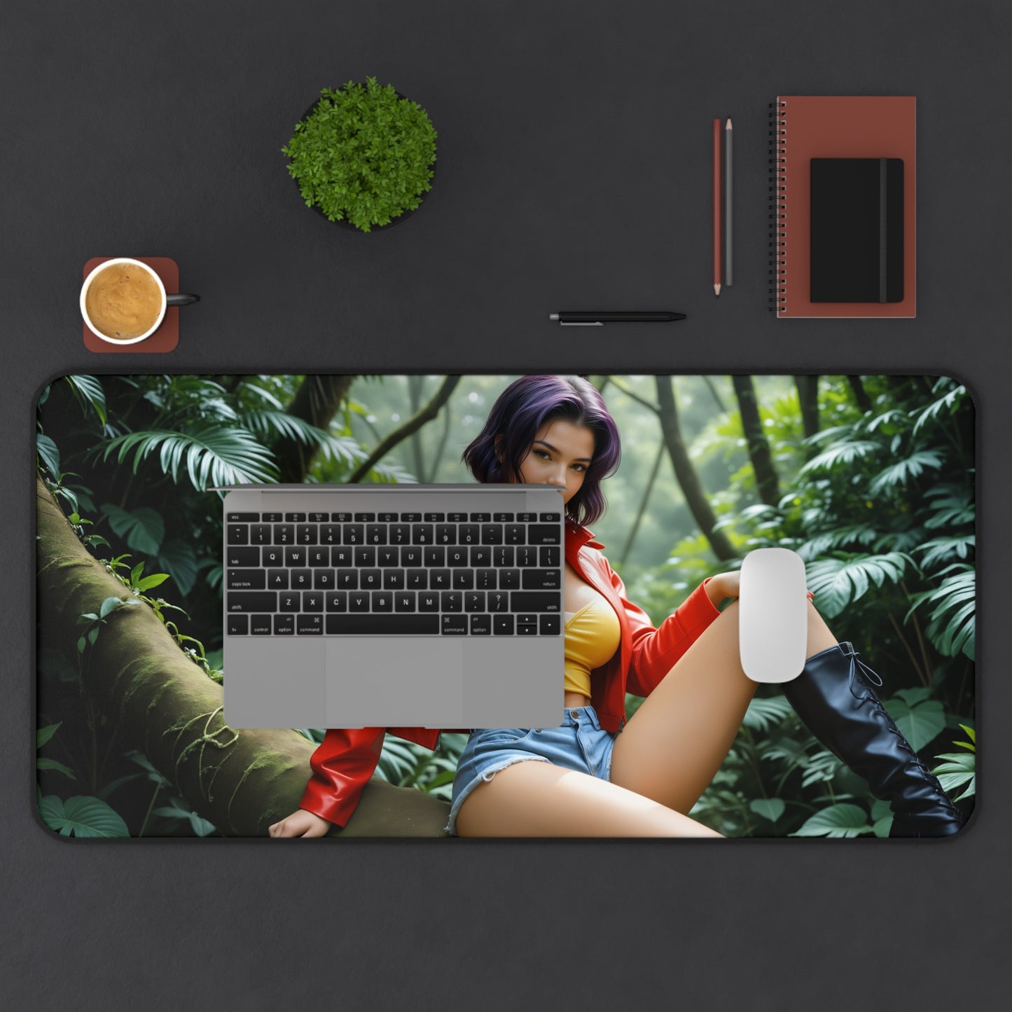 Килимок для столу Фей Валентайн, килимок для миші Ковбой Бібоп, налаштування столу з героїнею аніме