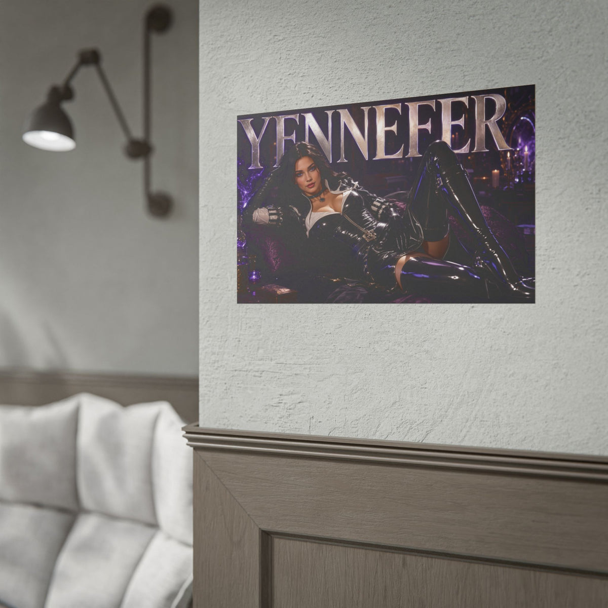 Yennefer of Vengerberg Poster The Witcher Gaming Wall Art Character Room Decor