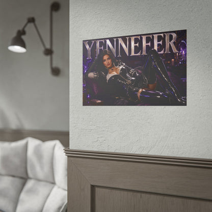 Yennefer of Vengerberg Poster The Witcher Gaming Wall Art Character Room Decor