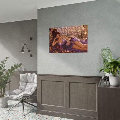 Fantasy Wall Art Megara Hercules Poster Character Room Decor Gift Print