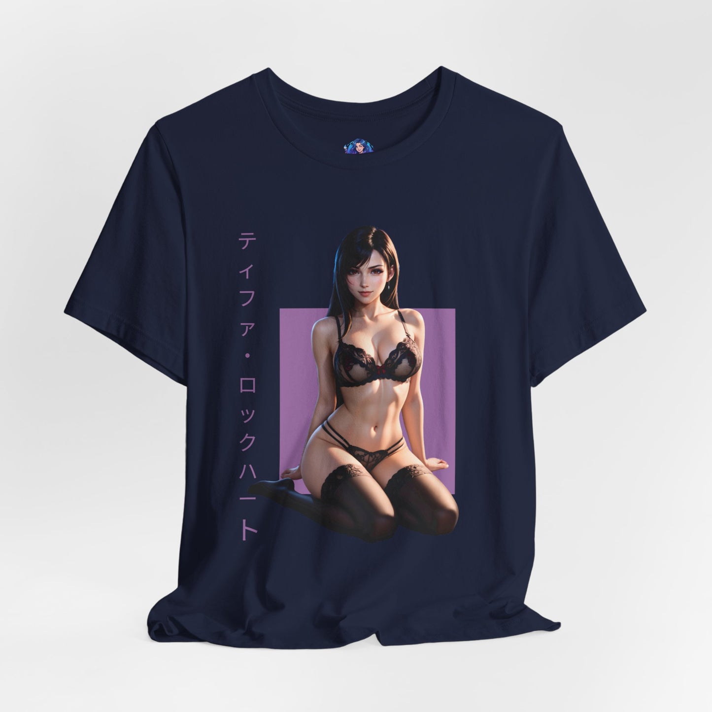 Tifa Lockhart T-Shirt | Final Fantasy VII Shirt für Otaku- und Gamer-Fans | Shirt für starke Heldinnen