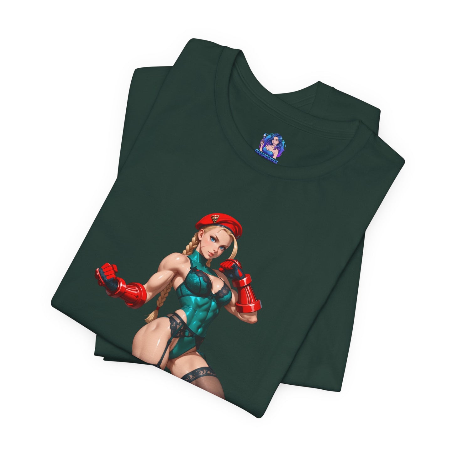 Cammy White T-Shirt | Street Fighter T-Shirt für Gamer &amp; Anime-Fans | Waifu-Grafik-Shirt