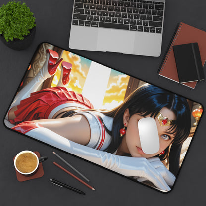 Килимок для столу Sailor Mars, килимок для миші Sailor Moon, декор для столу з аніме-героїнею