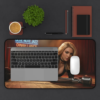 Black Canary Gaming Mouse Pad, Superhero Desk Mat, Comic Heroine Gaming Setup featuring bold high‑def Dinah Lance artwork on a premium mouse pad