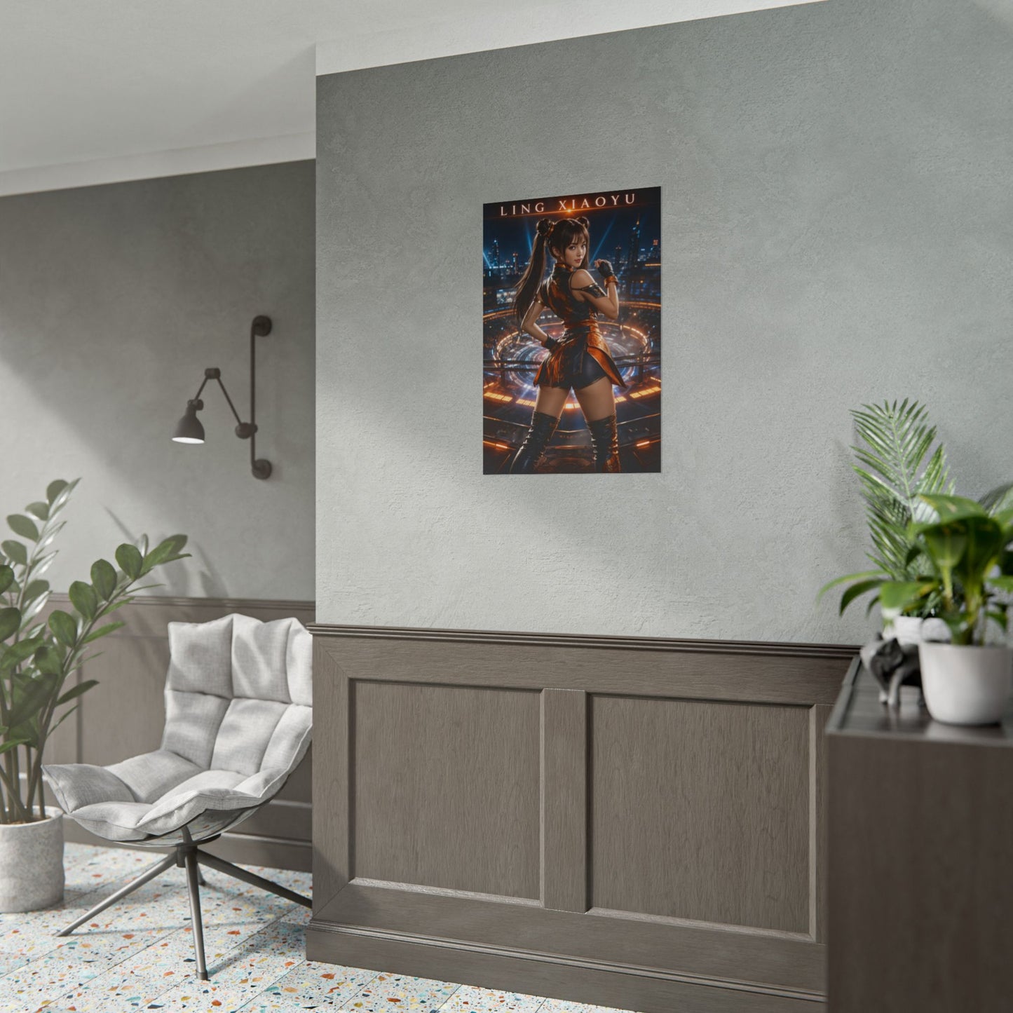 Tekken Ling Xiaoyu Poster Fighting Game Wall Art Print Decor