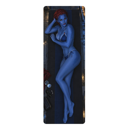 Mystique Workout Mat Microfiber Suede Non Slip Yoga 24x72