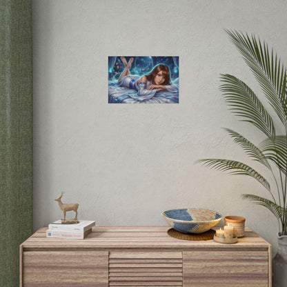 Yuna Final Fantasy Poster, Fantasy Wall Art, RPG Print, Room Decor