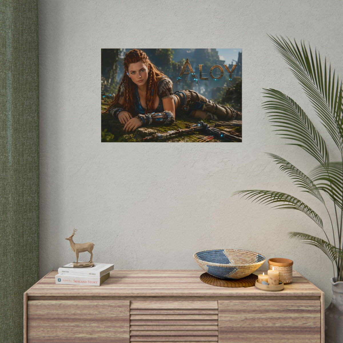 Aloy Horizon Gaming Poster Wall Art Gamer Room Decor Collectible Print