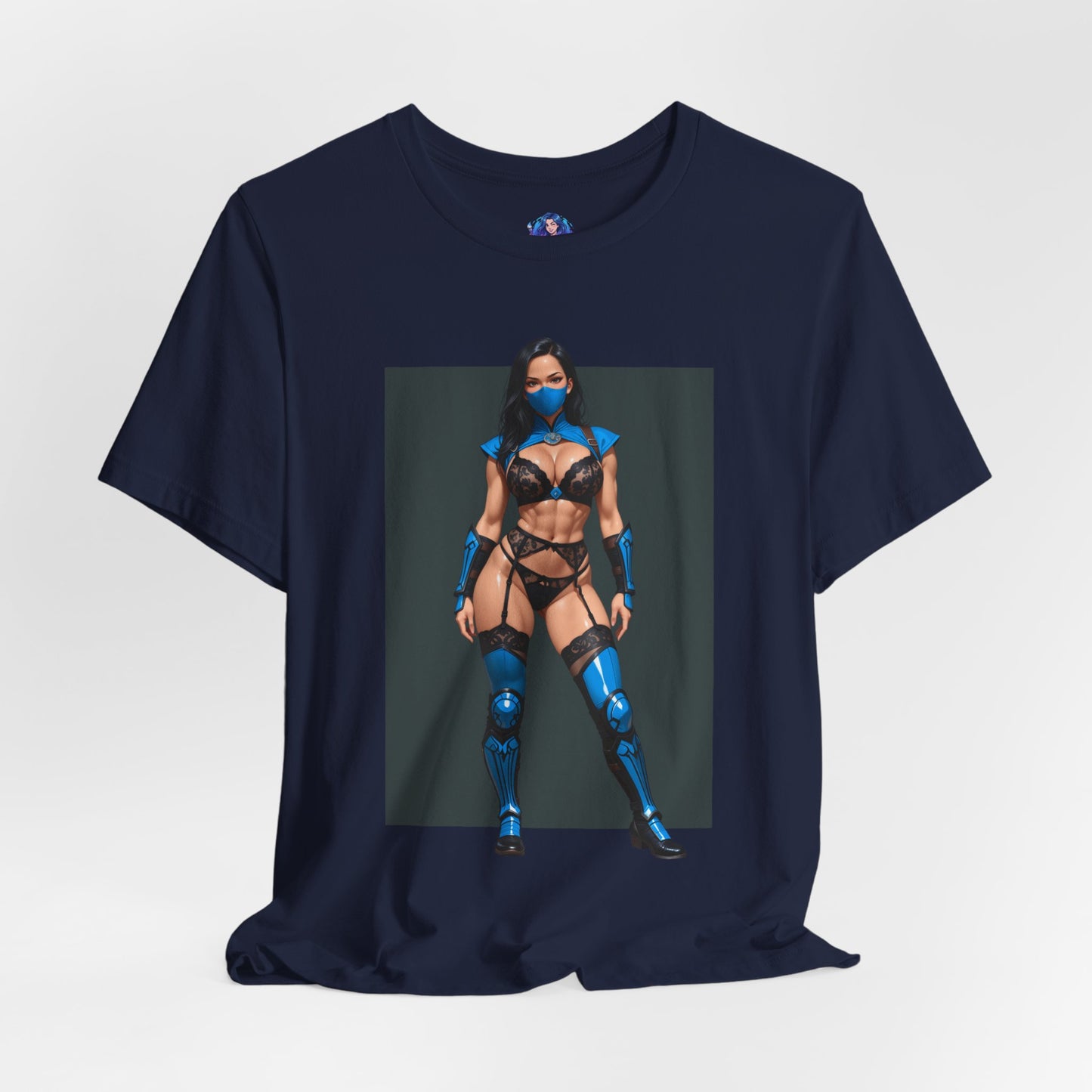 Kitana T-Shirt | Mortal Kombat Grafik-T-Shirt für Gamer &amp; Anime-Fans | Prinzessin Kriegerin Shirt