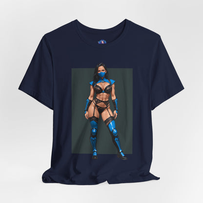 Kitana T-Shirt | Mortal Kombat Grafik-T-Shirt für Gamer &amp; Anime-Fans | Prinzessin Kriegerin Shirt